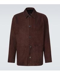 Saman Amel - Jacke Aus Veloursleder - Lyst