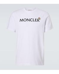 Moncler - Logo Cotton Jersey T-Shirt - Lyst