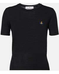 Vivienne Westwood - T-Shirt Bea Aus Wolle Und Seide - Lyst