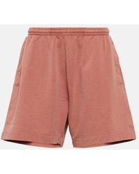 Acne Studios - Rego Cotton Fleece Shorts - Lyst