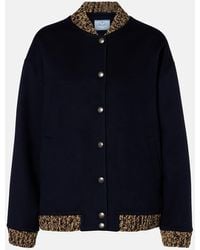 Prada - Wool And Cashmere Cardigan - Lyst