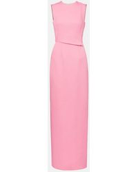 Emilia Wickstead - Juulia Crepe Maxi Dress - Lyst