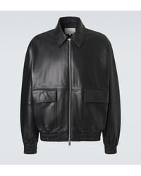Studio Nicholson - Piston Leather Blouson Jacket - Lyst