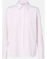Max Mara - Accenni Striped Cotton Shirt - Lyst