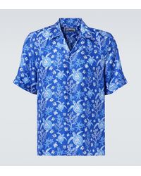Vilebrequin - Charli Printed Silk Bowling Shirt - Lyst