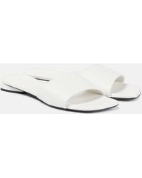 Balenciaga - Duty Free Leather Slides - Lyst