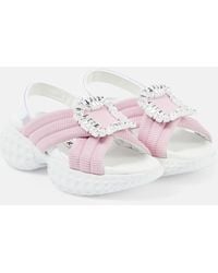 Roger Vivier - Viv' Run Light Sandals - Lyst