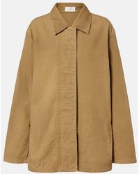 The Row - Baeza Cotton Jacket - Lyst