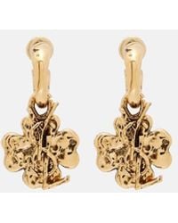 Saint Laurent - Cassandre Lucky Charm Drop Earrings - Lyst