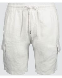 Vilebrequin - Pantalones cortos Baie de lino - Lyst