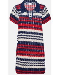 Anna Kosturova - Crochet Cotton Polo Dress - Lyst