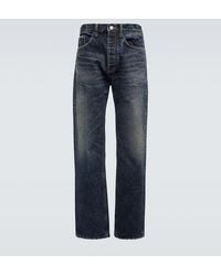 Balenciaga - Mid-Rise Straight Jeans - Lyst