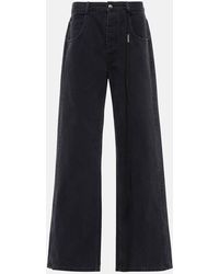 Ann Demeulemeester - Claire High-rise Wide-leg Jeans - Lyst