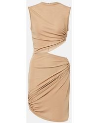 Christopher Esber - Bezel Embellished Cutout Minidress - Lyst