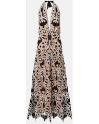 Johanna Ortiz - Lace Guipure Maxi Dress - Lyst