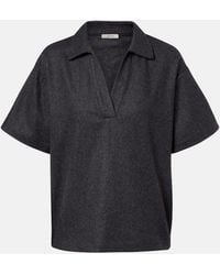 Asceno - Modena Wool And Cashmere Flannel Polo Shirt - Lyst