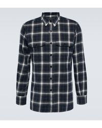 Tom Ford - Checked Cotton Shirt - Lyst