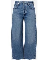 Citizens of Humanity - Ayla Cropped Wide-Leg Jeans - Lyst