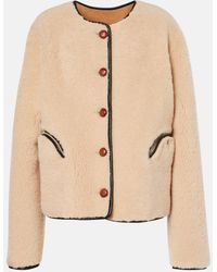 Blazé Milano - Gliss Reversible Shearling Jacket - Lyst