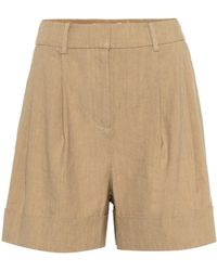 Diane von Furstenberg Shorts Shiana mit Leinenanteil - Natur