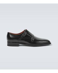 Tod's - Leather Monk Strap Shoes - Lyst