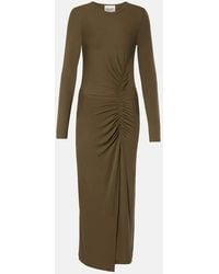 Isabel Marant - Jelina Gathered Jersey Maxi Dress - Lyst