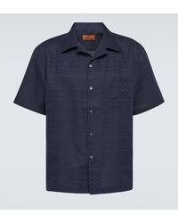Missoni - Cotton And Linen Bowling Shirt - Lyst