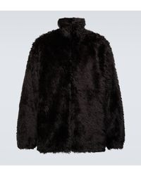 Balenciaga - Faux Fur Jacket - Lyst