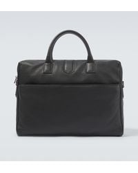Canali - Leather Briefcase - Lyst