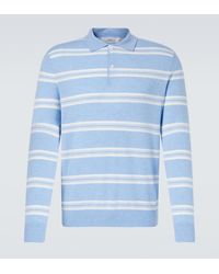 arch4 - Mr Swansea Striped Cashmere Polo Sweater - Lyst