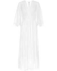 Dolce & Gabbana Kleid aus einem Baumwollgemisch - Weiß