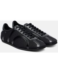 TOTEME - Leather-Trimmed Sneakers - Lyst