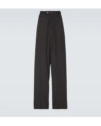 Balenciaga - Skater Tailored Wool-Blend Wide-Leg Pants - Lyst