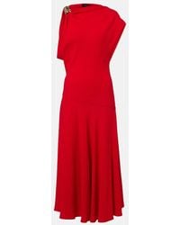 Proenza Schouler - Rue Asymmetric Crepe Maxi Dress - Lyst