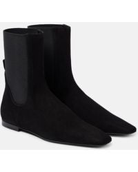 TOTEME - Suede Chelsea Boots - Lyst