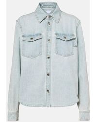 Bottega Veneta - Chemise Bleu Clair En Denim Extra Bleach - Lyst
