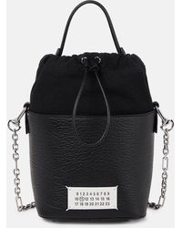 Maison Margiela - Bucket-Bag 5AC aus Leder - Lyst