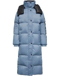 Donna Abbigliamento da Cappotti da Pellicce e ecopellicce Jacket with detachable sleeves di Yves Salomon in Blu 