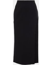 GIUSEPPE DI MORABITO - Satin Cady Midi Skirt - Lyst