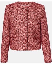 Gucci - Gg Lame Tweed Jacket - Lyst