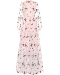 Erdem Exclusive To Mytheresa – Cassandra Floral Organza Gown - Pink