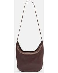 The Row - N/S Izzy Leather Shoulder Bag - Lyst
