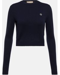 Gucci - Interlocking G Wool And Cashmere Sweater - Lyst