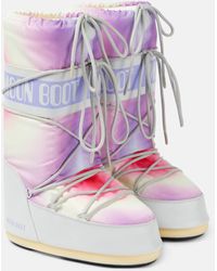 Moon Boot - Icon Tie-dye Snow Boots - Lyst