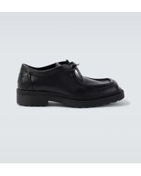 Bottega Veneta - Ben Intrecciato Leather Derby Shoes - Lyst
