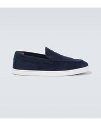 Christian Louboutin - Varsiboat Suede Loafers - Lyst