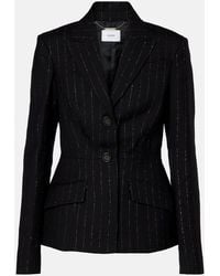 Erdem - Blazer De Lana Con Raya Diplomatica - Lyst