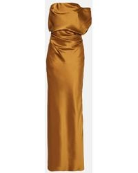 The Sei - Robe Longue En Soie - Lyst