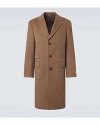 Canali - Single-Breasted Wool Coat - Lyst