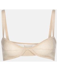 KHAITE - Exclusive To Mytheresa – Eda Cashmere Bralette - Lyst